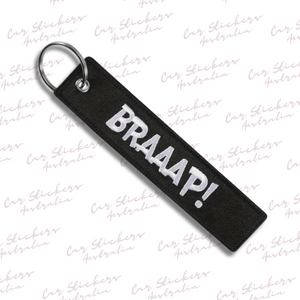 Braaap! Keyring Jet Tag