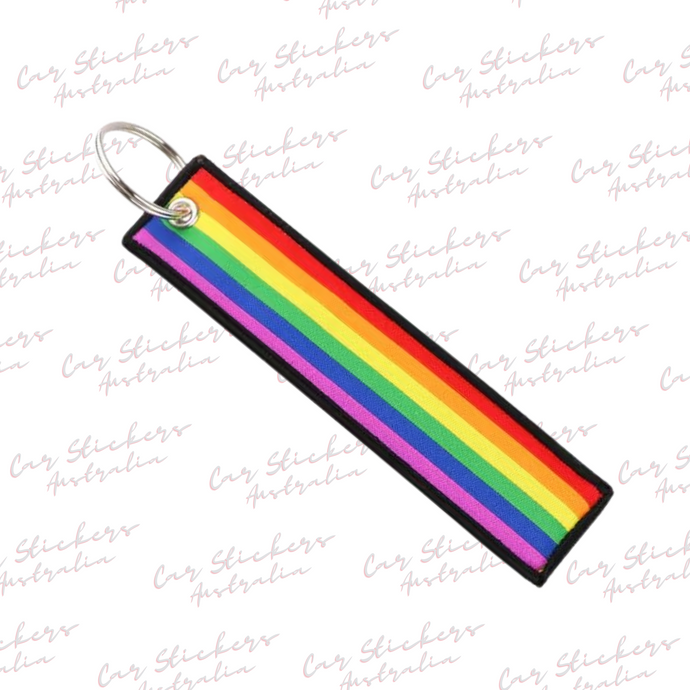 Rainbow Keyring Jet Tag