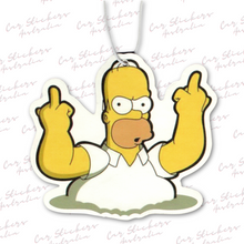 Homer Flippin Bird Air Freshener