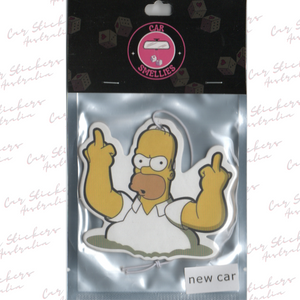 Homer Flippin Bird Air Freshener