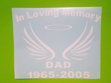 Custom In Loving Memory - Wings With Halo