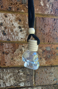 Hanging Glass Skull Car Diffuser