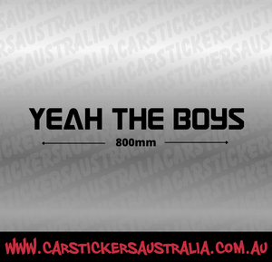 Yeah The Boys Banner