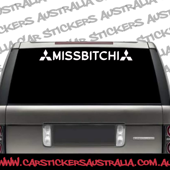 MISSBITCHI Windscreen Banner