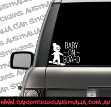 Baby Snowboarder On Board