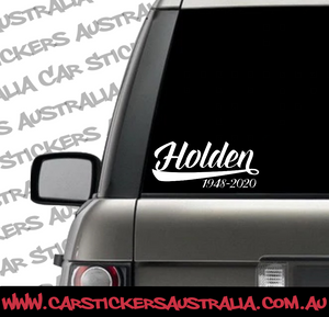 Holden 1948 - 2020