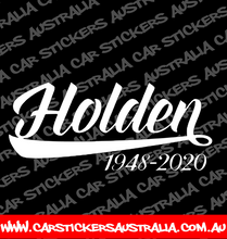 Holden 1948 - 2020