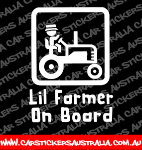 Lil' farmer On Board