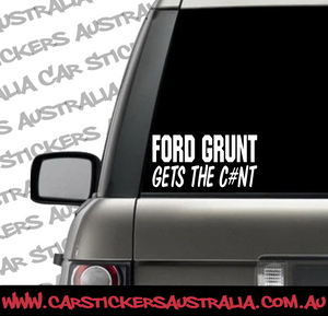 Ford Grunt Gets The C#NT