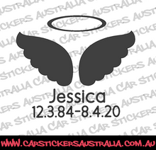 Angel Wings Custom Memorial