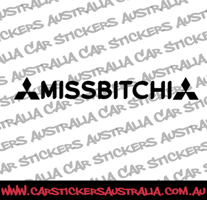 MISSBITCHI Windscreen Banner