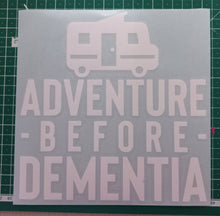 Adventure Before Dementia