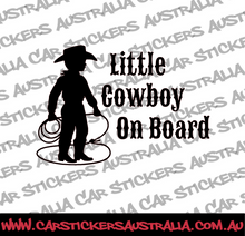 Little Cowboy On Board