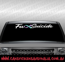 F**k Suicide Banner (Style 2)