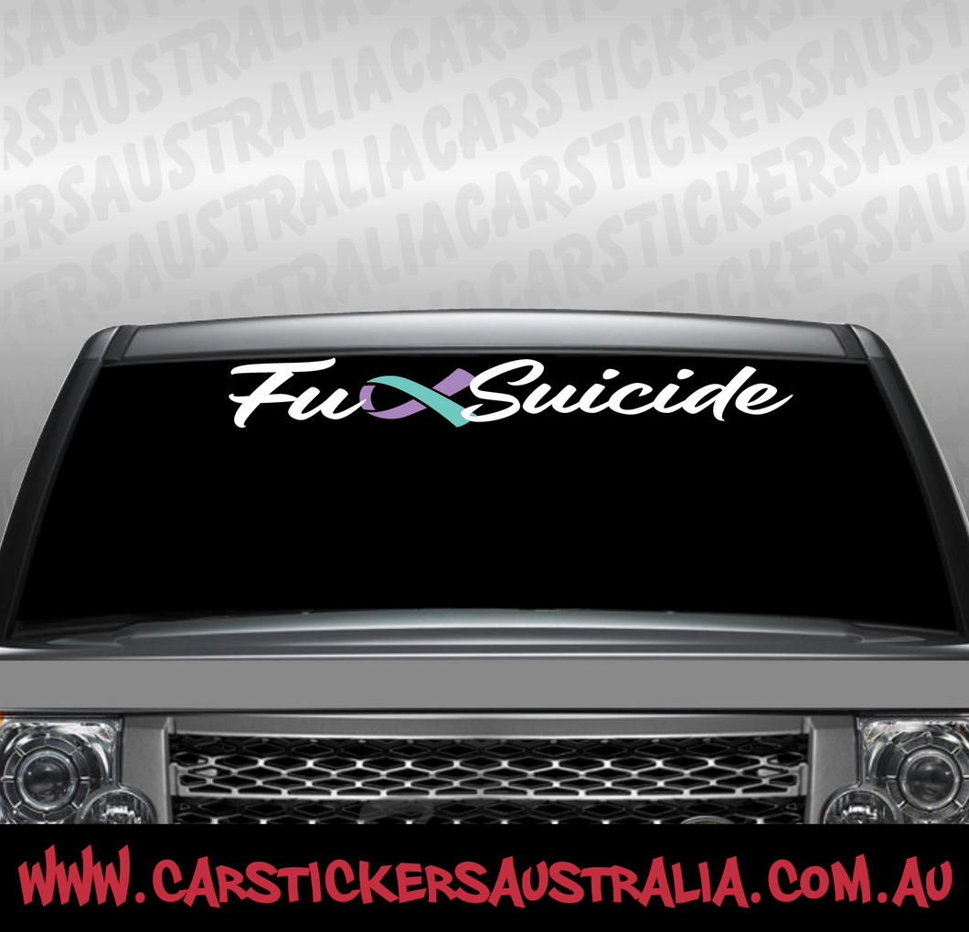 F**k Suicide Banner (Style 2)