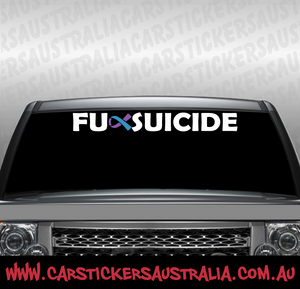 F**k Suicide Banner (Style 1)