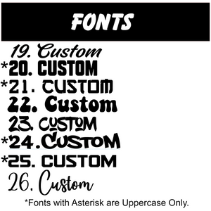 Create Your Own Custom Decal - 500mm